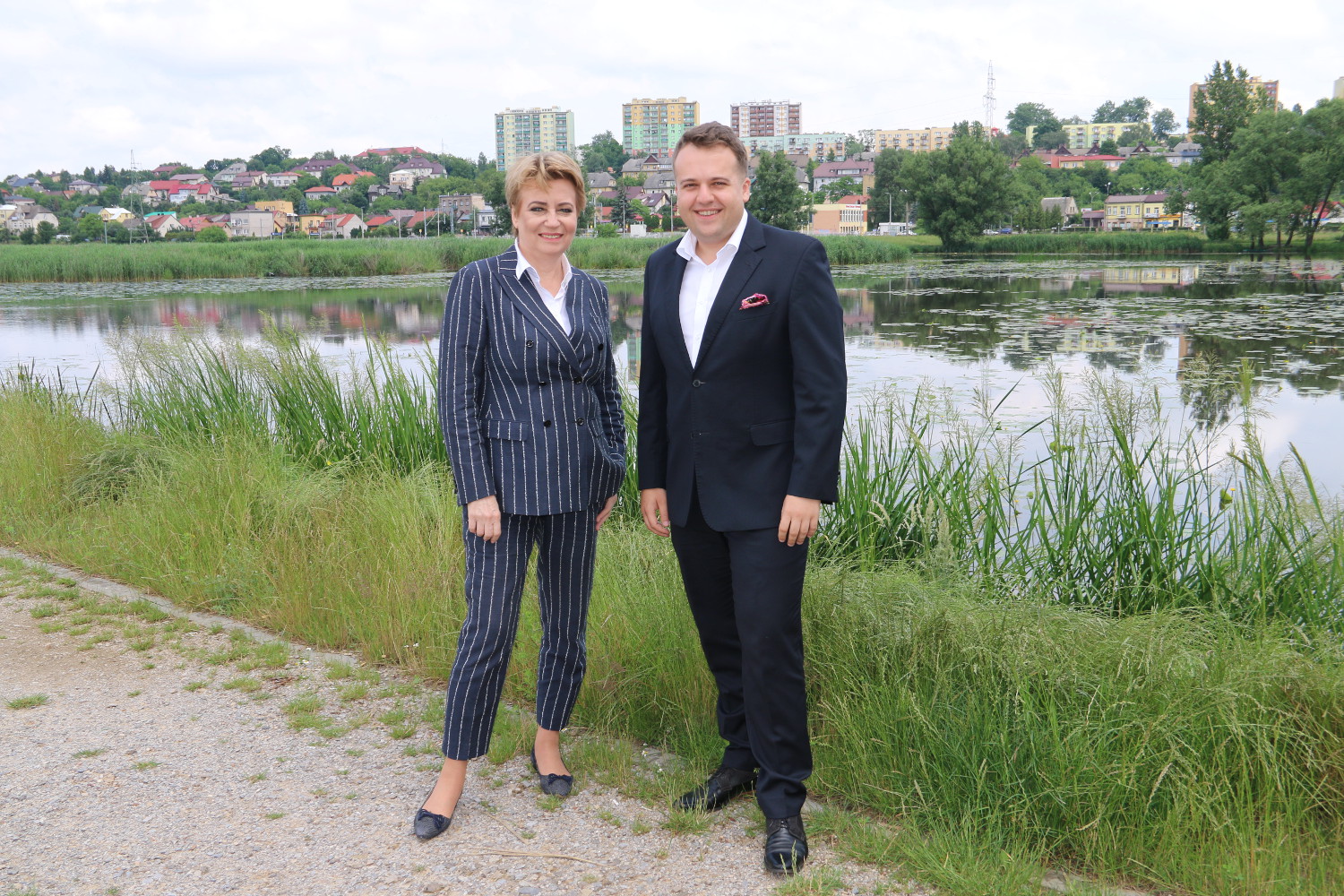 Prezydenci Hanna Zdanowska i Marek Materek 