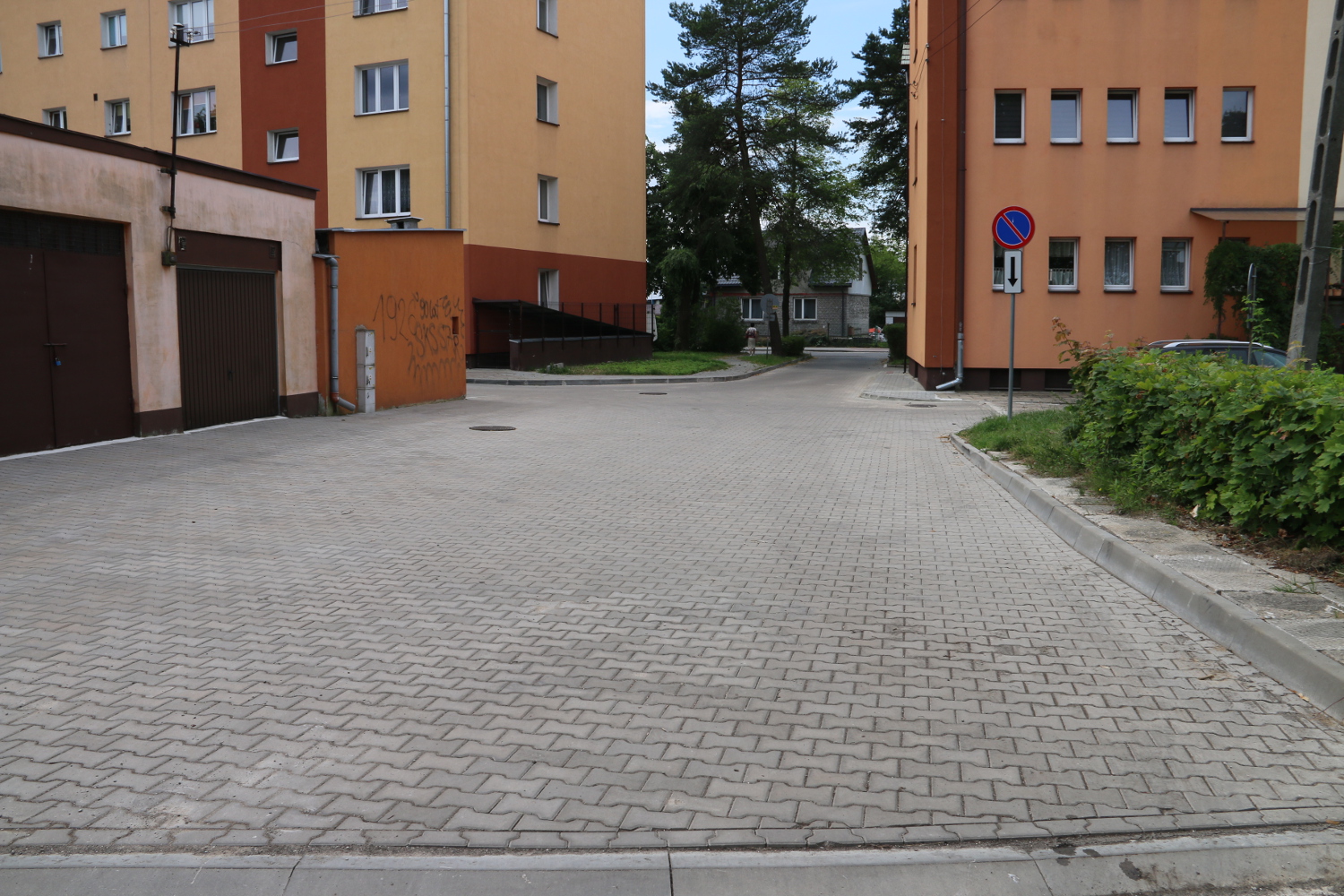 nowa droga do garaży