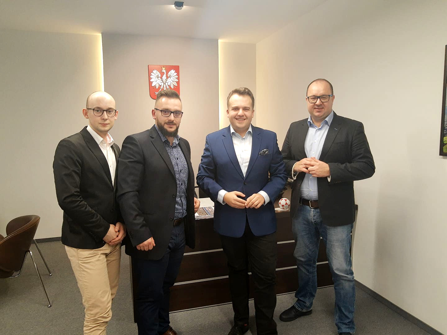 Prezydent i pracownicy Open Nexus